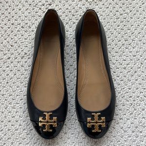 Tory Burch ballet flats black size 8